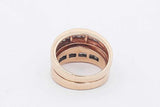 1.16cttw Diamond Wedding Set In 14k Yellow Gold 10.1 Grams Size 5 Eb1125crxsa