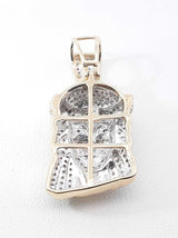 Pavé Diamond & 10k Yellow Gold Jesus Christ Pendant 5 Grams Fw0826lszdu