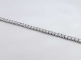 4.05 Cttw Lab-grown Diamond & 14k Gold Tennis Bracelet 6.1g 7 Inch Fw0326lwxzdu
