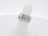 3.10 Diamond 14k White Gold 14k 7.1 Grams Ring Size 6 Sd0425orzxsa