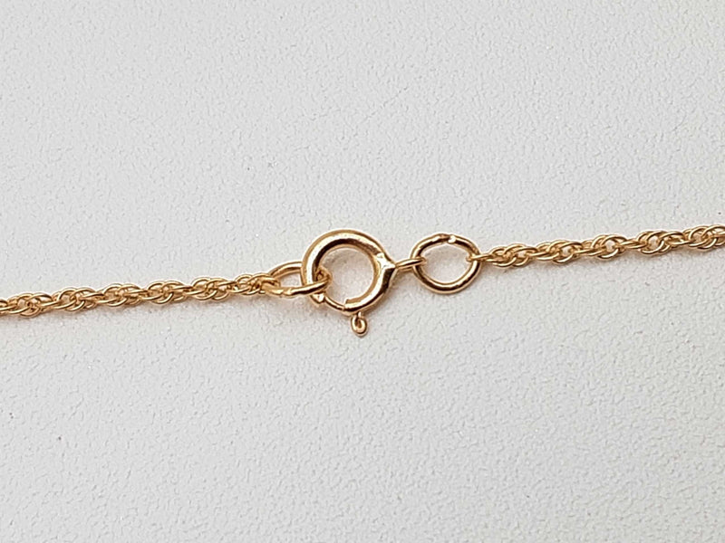 Emerald 14k Yellow Gold 2.4g Pendant Chain 18 In Do0425lwxde