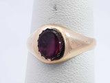 Purple Gemstone Ring In 10k Yellow Gold 1.3 Grams Size 5.75 Eb0924orsa