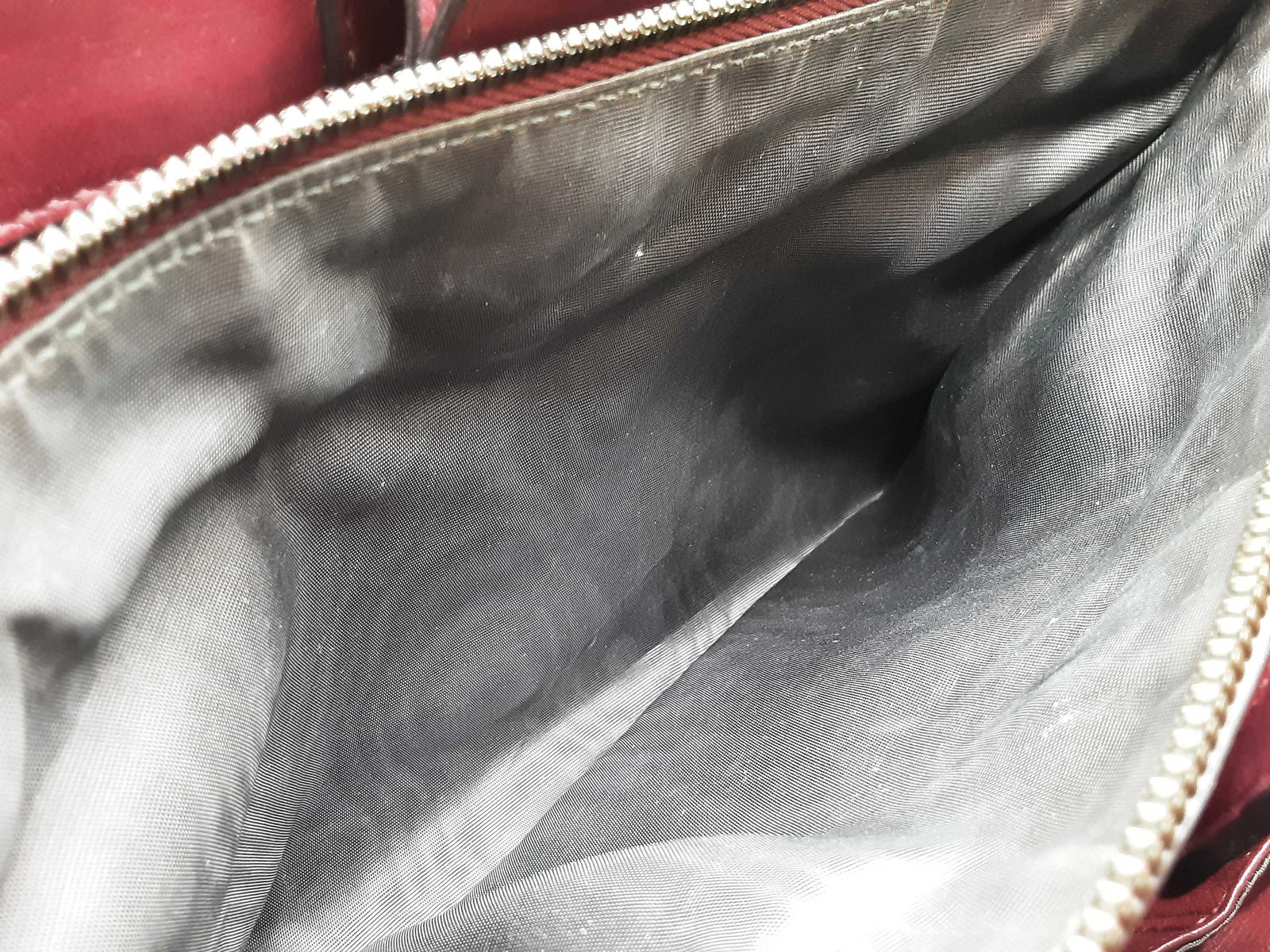 Gucci 323660 Burgandy Red Alligator Leather Bamboo Shopper Tote