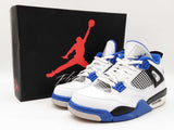 Air Jordan 4 Retro Motorsports 308497-117 Sneakers Size 8.5 Sd0826lzxdu