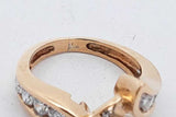0.48cttw Diamond Ring In 14k Yellow Gold 3.9 Grams Size 3.5 Eb0826rxzsa