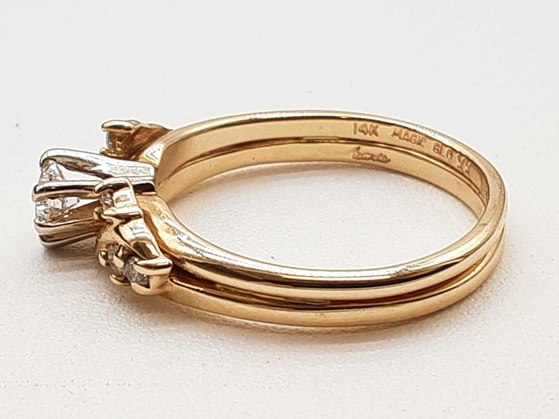 0.35 Cttw Diamonds 14k Yellow Gold 3.7g Ring Size 6 Do0524lrsde