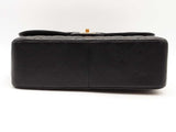 Chanel Classic Double Flap Caviar Jumbo Black Handbag Aa0725rrxz