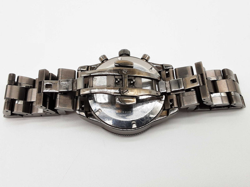 Movado 42 Hertiage Calendoplan S Chronograph Steel Quartz Watch Do0625oxzde
