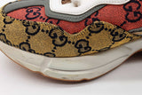 Gucci Monogram Multicolor Canvas Rhyton Sneakers Gucci Size 8 Eb0626lxzde