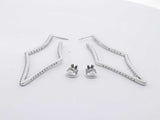 2.32ctw Diamond 14k White Gold 14k 6.6 Grams Dangle Earrings Sd1125izxsa