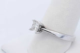 0.5ctw Princess Cut Diamond Ring 14k White Gold 3.7 Grams Size 8.75 Eb0725pxzde