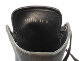 Alexander Mcqueen Tread Slick Black Canvas Lace Up Boots Size Us 7.5 Fw0126llxdu