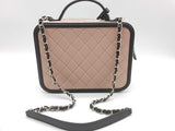 Chanel Filigree Vanity Tan Purse Vc0326lezxmia
