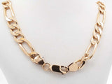 14k Yellow Gold 29.1 Grams Figaro Chain 22 In Aa1225lzxzsa
