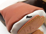 Louis Vuitton Doudou Oscar Dog White Brown Leather Plush Toy Do1025wxzde