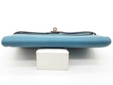 Hermes Kelly Teal Blue Epsom Wallet Do0826lxzxde
