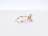 3.38 Cttw Old Mine Diamond & 14k Gold Ring & Cert 2.6 Grams Size 6 Fw0725rzxzdu