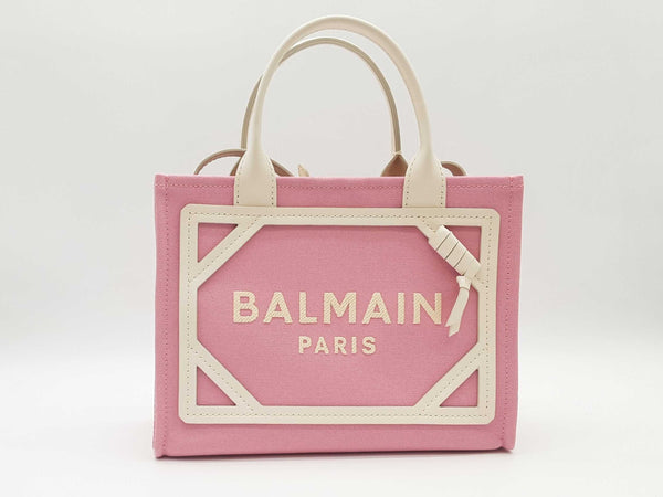 Balmain B Army Pink Small Shopper Tote Bag Sd0925crzde