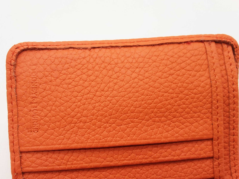 Dooney & Bourke Clementine Orange Pebble Grain Wallet Do1125oxde