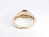 0.55 Cttw Diamond & 14k Yellow Gold Engagement Ring 4.3 Grams Size 7 Fw0226owrdu