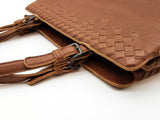 Bottega Veneta Brown Leather Intrecciato Tote Bag Eb1225cxzde