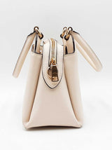 Coach Mini Lillie Carryall Handbag In Ivory Crossgrain Leather Fw0125oxdu