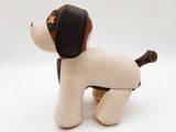 Louis Vuitton Doudou Oscar Dog White Brown Leather Plush Toy Do1025wxzde