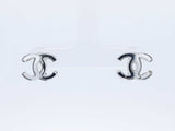 Chanel 2009 Coco Mark Lucite And Silver-tone Cc Logo Stud Earrings Fw0326lwxdu