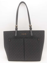 Michael Kors Jet Set Medium Black Handbag Aa0725rzsa
