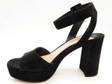 Miu Miu Black Suede Ankle Strap Platform Heels Size It 39 Do0625rxde