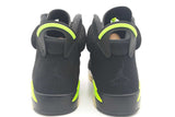 Nike Air Jordan 6 Retro Black & Electric Green Sneakers Size 13 Eb0525lrxsa