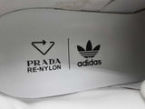 Prada X Addidas Forum Low Triple White Sneakers Size 6 Us Sd0725lrzde