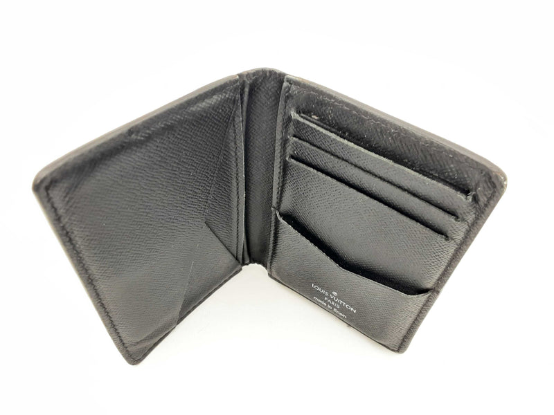 Louis Vuitton Black Epi Leather Pocket Organizer Wallet Fw0325lzxdu