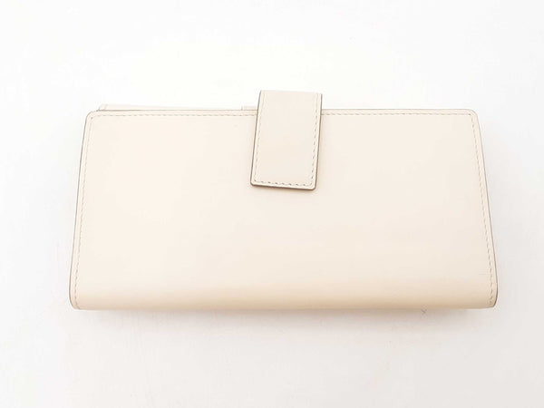 Gucci Beige Leather Bamboo Wallet Sd0725lzxsa
