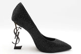 Saint Laurent Opyum Black Rhinestone Pumps Size 40 Eb1125oxzdu