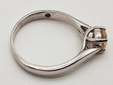 0.65 Cttw Champage Diamond 0.95 Platinum 5.1g Ring Size 8.75 Lh0324pixde