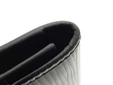 Louis Vuitton Envelope Carte De Viste Black Epi Leather Card Holder Wallet Do0626lxzde