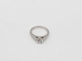 1.27 Dwt Diamond 3.8grams 18k White Gold Size 5.5 Vc0825owrmia