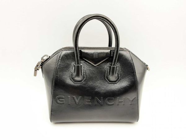 Givenchy Antigona Black Calfskin Handag Fw1124oxzsa