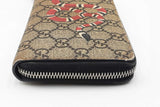 Gucci Gg Supreme Monogram Canvas Kingsnake Wallet Eb0726ocrdu