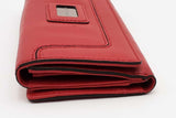Michael Kors Brookville Red Leather Wallet Eb0326lxsa