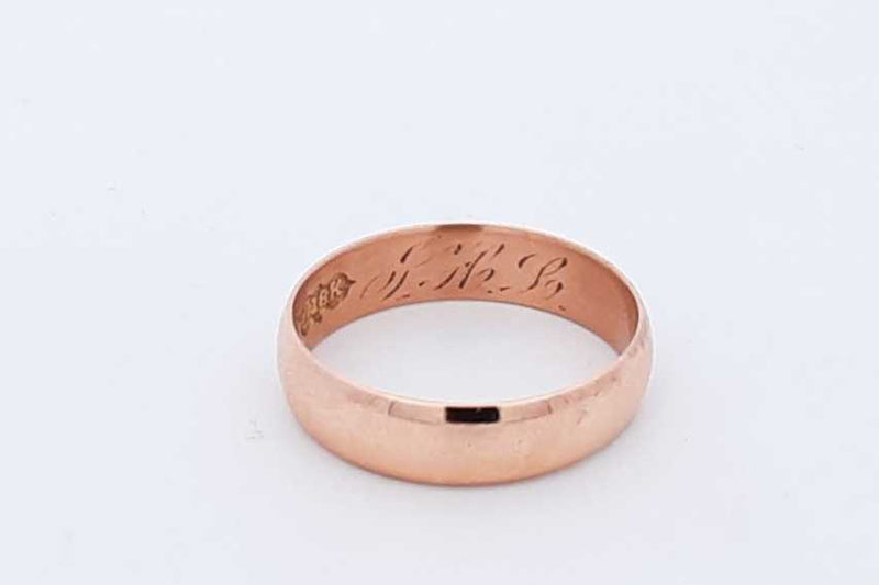 18k Rose Gold Ring 3.9 Grams Size 7.75 Eb0924lwxsa