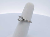 1.05 Cttw Lab Grown Diamond & 14k Solitaire Ring Size 5.5 Fw0225pcrdu