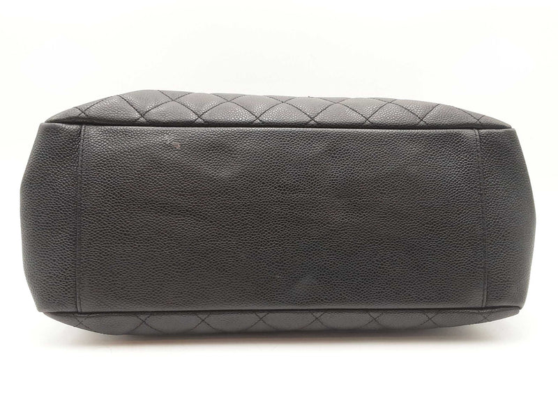 Chanel Black Quilted Caviar Grand Shopper Tote Bag Sd0825wozxsa