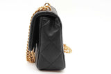 Chanel Black Quilted Caviar Leather Mini Sweetheart Flap Bag Eb0526wxxzde