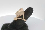 14k Yellow Gold Queen Nefertiti Bust Ring With Gemstones 11.8g Sz 7.5 Eb926ccrsa