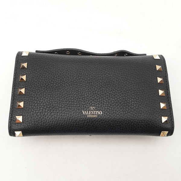 Valentino Garavani Rockstud Leather Wallet Sd0625lpzsa