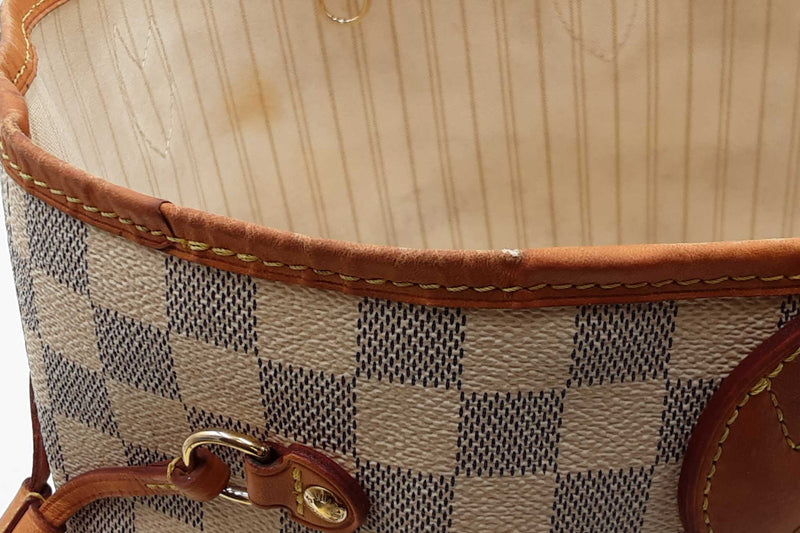 Louis Vuitton Damier Azur Neverfull & Pochette Eb0925ixzdu