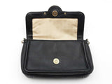 Tory Burch Amanda Mini Crossbody In Black Pebbled Leather Fw0126wrdu