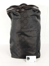 Gucci Gg Supreme Black Nylon Coated Canvas Backpack Sd0525irzde